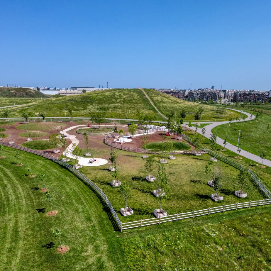 Aerial of Downsview Park